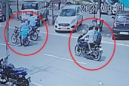 बोरिंग केनाल रोड में बाइक पर बैठी वृद्धा महिला से चेन स्नेचिंग, CCTV में आया चेहरा 4