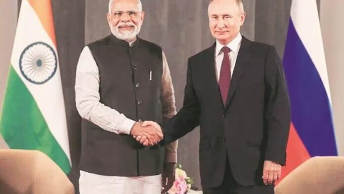 PM modi and Valdimir Putin