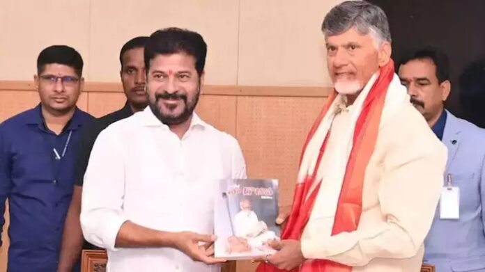 chandrababu Naidu and Revanth reddy