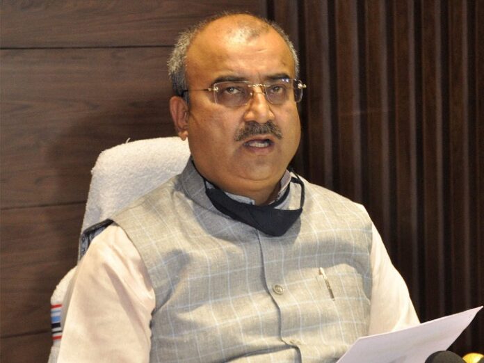 health minister mangal pandey