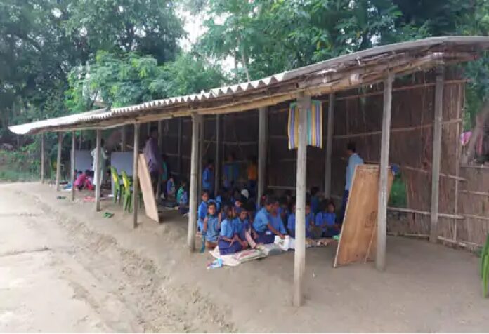 school in a hut