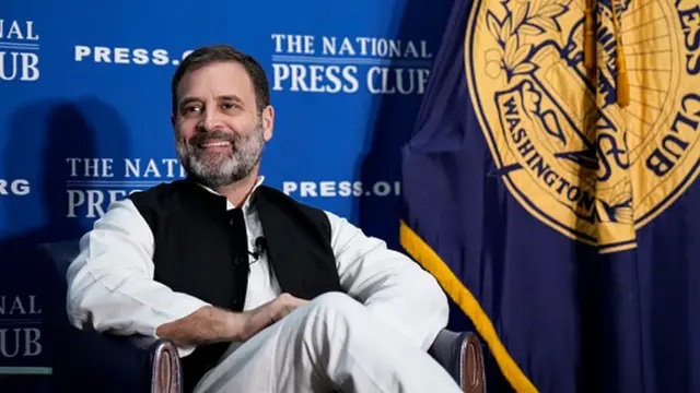 rahul gandhi in US