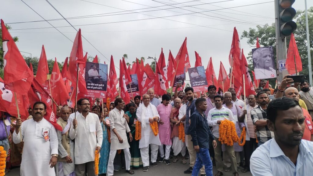 बदलो बिहार, न्याय यात्रा पहुंचा पटना, का. दीपंकर ने पदयात्रियों का किया स्वागत 2