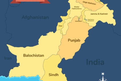 pakistan map