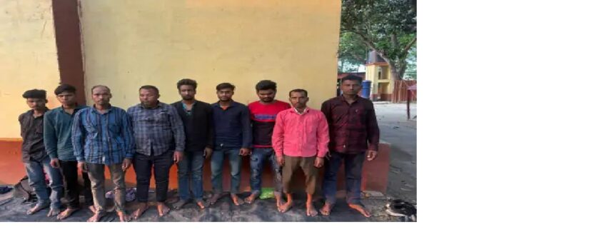बीएसएफ की कार्रवाई : 9 बांग्लादेशी नागरिक गिरफ्तार 1 बीएसएफ की कार्रवाई : 9 बांग्लादेशी नागरिक गिरफ्तार 1