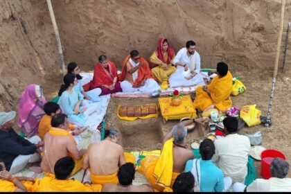 ऋतुराज सिन्हा ने बहियारा में रखी बालाजी तिरुपति मंदिर निर्माण की आधारशिला वैदिक मंत्रोच्चार के साथ सम्पन्न हुआ भूमि पूजन का कार्य 40