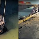 पुल की रेलिंग तोड़ गंगा में गिरी स्कॉर्पियो, दो लोगों की मौत 11