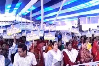 बिहार में बिजली की कमी अब नहीं : नीतीश कुमार नीतीश कुमार ने जन संवाद कार्यक्रम को सम्बोधित किया 4