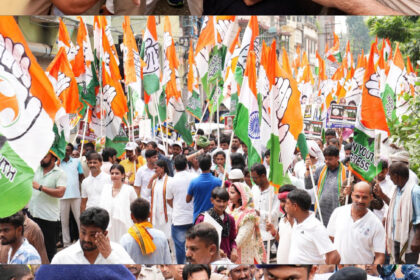पटना में युवा कांग्रेस का गुस्सा फूटा: बारिश और पुलिस के बावजूद सीएम आवास तक प्रदर्शन 21