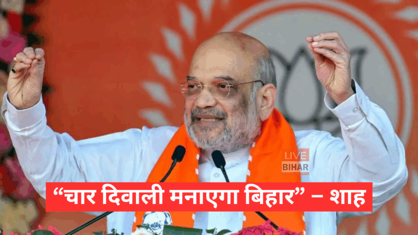 Amit Shah in Bihar: अररिया में शाह का शक्ति प्रदर्शन, लालू पर निशाना, दो तिहाई बहुमत से NDA सरकार बनाने का दावा 1