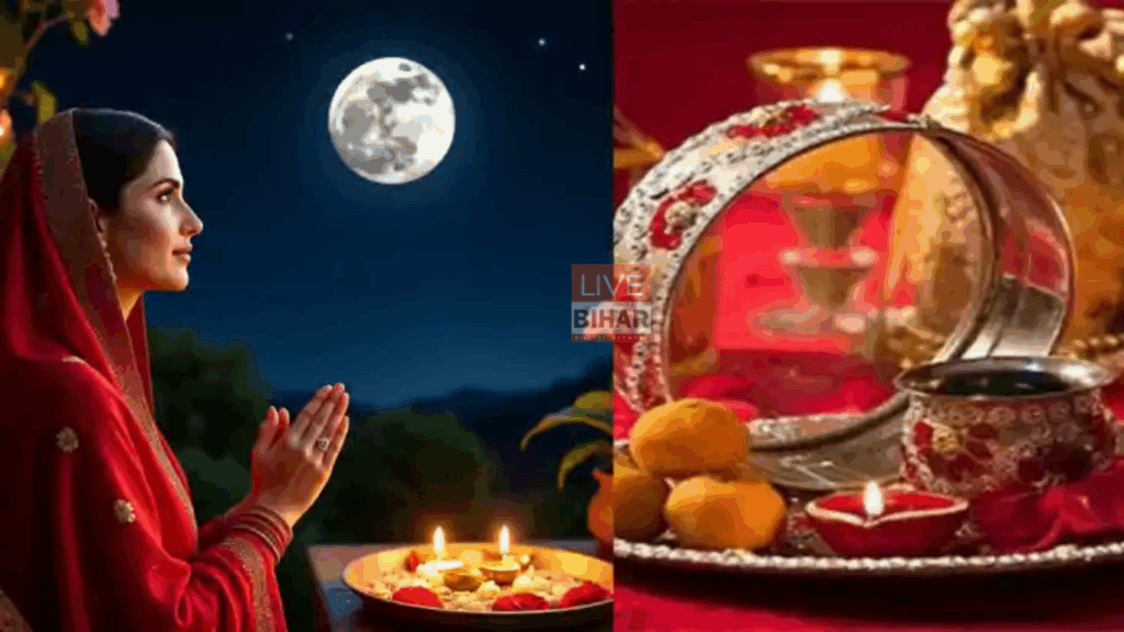 Karwa Chauth 2025: 10 अक्टूबर को प्यार और समर्पण का पवित्र व्रत — जानिए शुभ मुहूर्त, पूजा विधि और महत्त्व 2 Karwa Chauth 2025: 10 अक्टूबर को प्यार और समर्पण का पवित्र व्रत — जानिए शुभ मुहूर्त, पूजा विधि और महत्त्व 1
