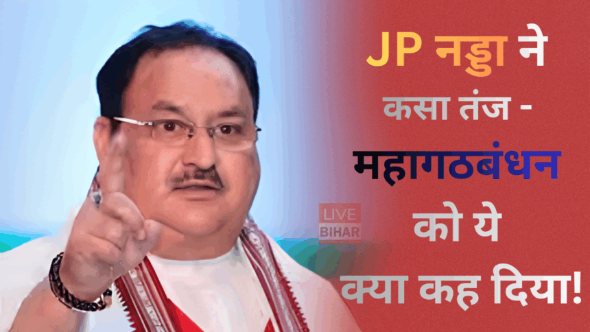 JP नड्डा औरंगाबाद जनसभा में विपक्ष पर हमला — Bihar News