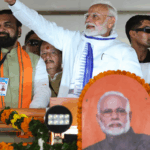 सहरसा में बिहार चुनाव 2025 के दौरान पीएम मोदी की चुनावी रैली में संबोधन करते हुए