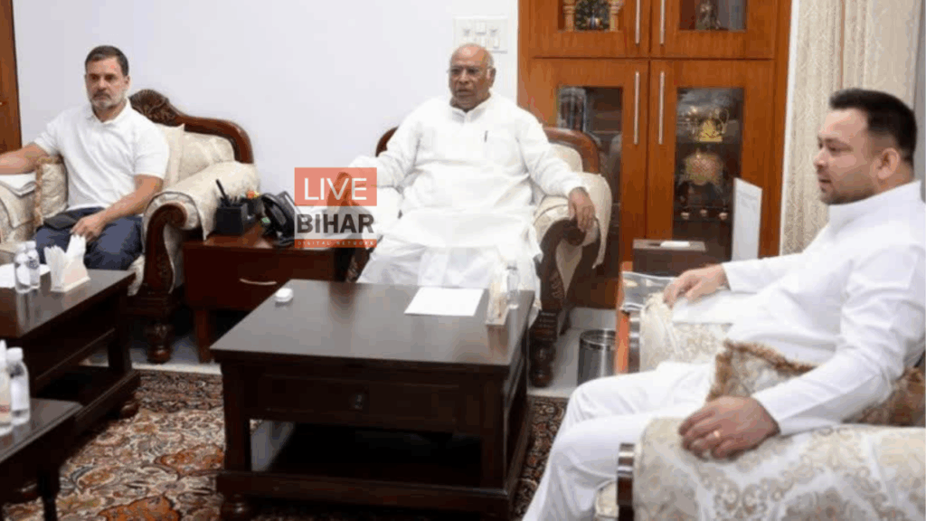Bihar Election 2025: कांग्रेस का शॉकिंग फैसला — तेजस्वी को मुख्यमंत्री चेहरा न बनाकर मचा सियासी तूफान 1