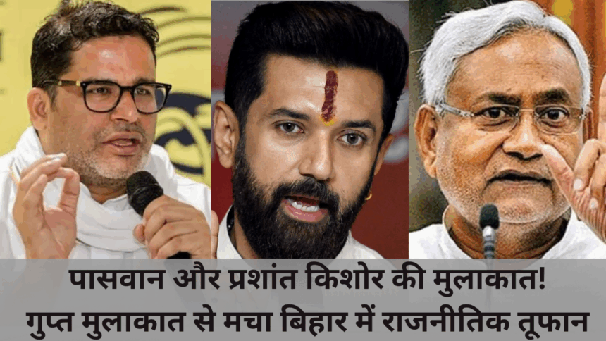Prashant Kishor Chirag Paswan Meeting 2025 में बिहार की राजनीति में सियासी तूफान