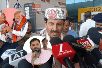 मनोज तिवारी बिहार चुनाव 2025 में NDA की जीत को लेकर बयान देते हुए