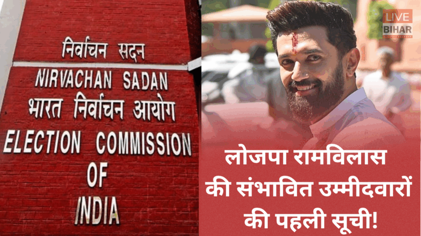 लोजपा रामविलास उम्मीदवार सूची 2025