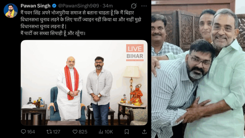 पवन सिंह ने चुनाव में हिस्सा न लेने का फैसला किया