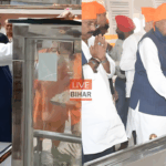 मुख्यमंत्री नीतीश कुमार मंदिर और मजार में पूजा-पाठ करते हुए – Bihar Election 2025 Photos