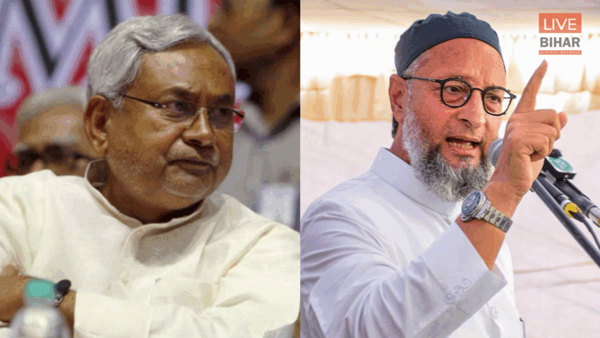 Owaisi Statement on Bihar Politics and Support to Nitish Government