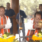 Bihar Chunav Update 2025 Vijay Kumar Sinha Temple Visit