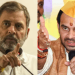 बिहार चुनाव 2025 में वैशाली की रैली में राहुल गांधी पर हमला बोलते तेज प्रताप यादव