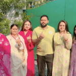 Bihar Election 2025 Voting Lalu Family at Veterinary College Booth