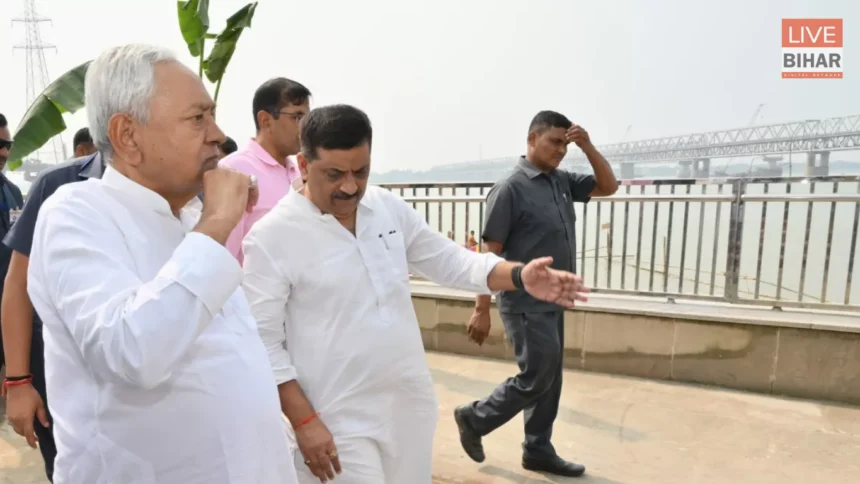 Nitish Kumar Kesariya Inspection at Tourist Facility Centre