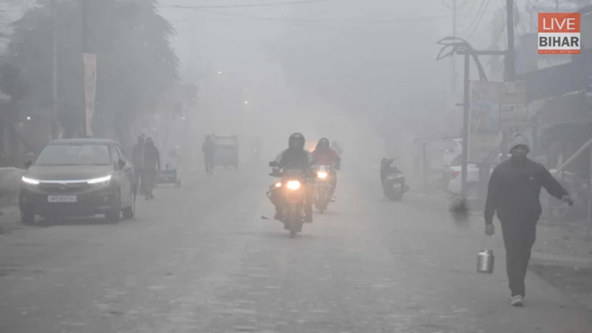 Bihar Weather Fog Patna Cold Morning