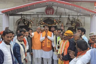 भाजपा प्रदेश अध्यक्ष संजय सरावगी मिथिला मंदिर दर्शन