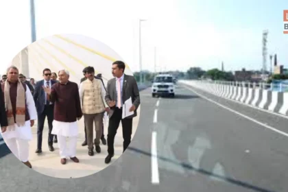 Nitish Kumar 6 Lane Ganga Bridge Inspection