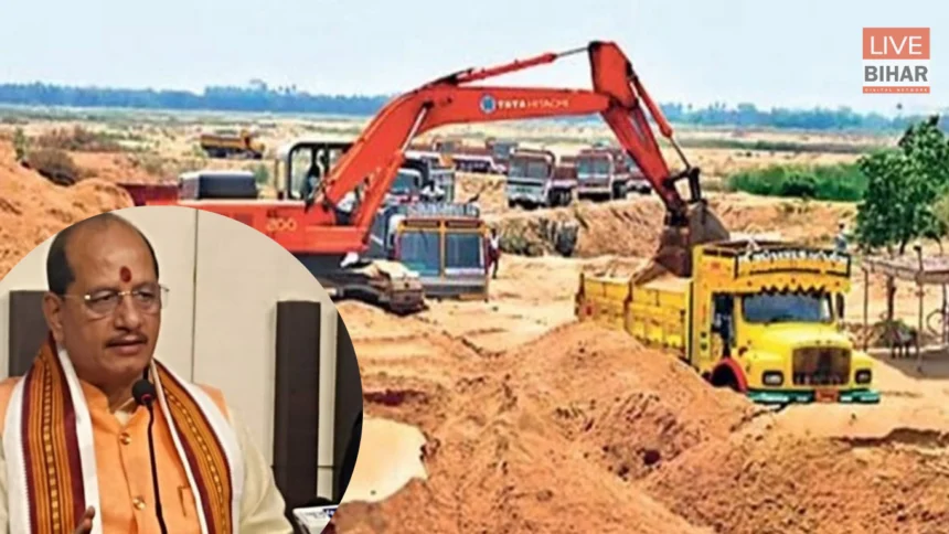 Bihar Balu News अवैध खनन कार्रवाई में 3,000 ट्रक जब्त