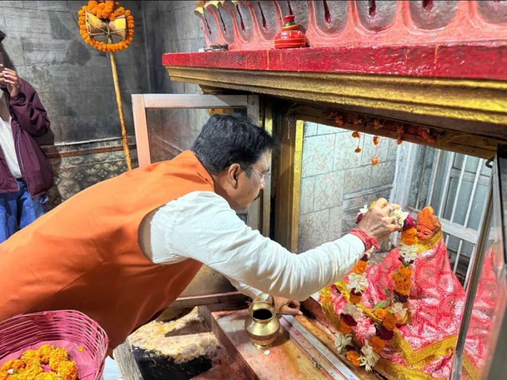 Bihar Bjp Sanjay Saraogi: भाजपा प्रदेश अध्यक्ष बनते ही संजय सरावगी ने किया, मिथिला के आराध्य देवों को नमन 1