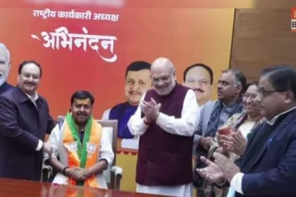 Nitin Nabin Welcome in Delhi BJP Headquarter