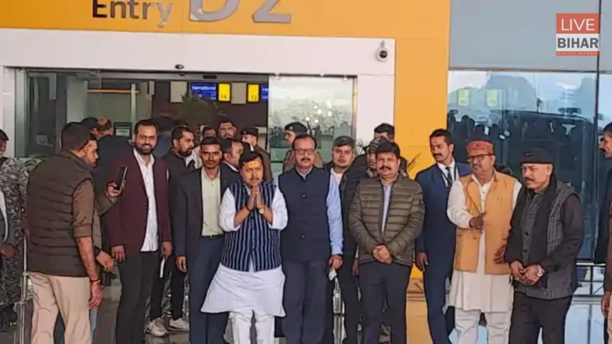 Bihar Politics Nitin Naveen Delhi BJP Office Welcome