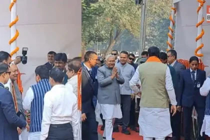 Bihar Politics CM Nitish Nitin Naveen National Executive President Meeting