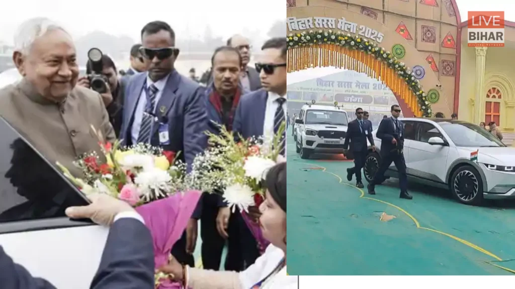 Bihar News: ठंड और कोहरे के बीच CM पहुंचे गांधी मैदान! लोक,कला और स्वदेशी हुनरों का मुख्यमंत्री नीतीश कुमार ने लिया जायजा 2