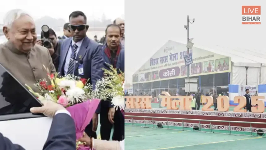 Bihar News CM Nitish Saras Mela Gandhi Maidan