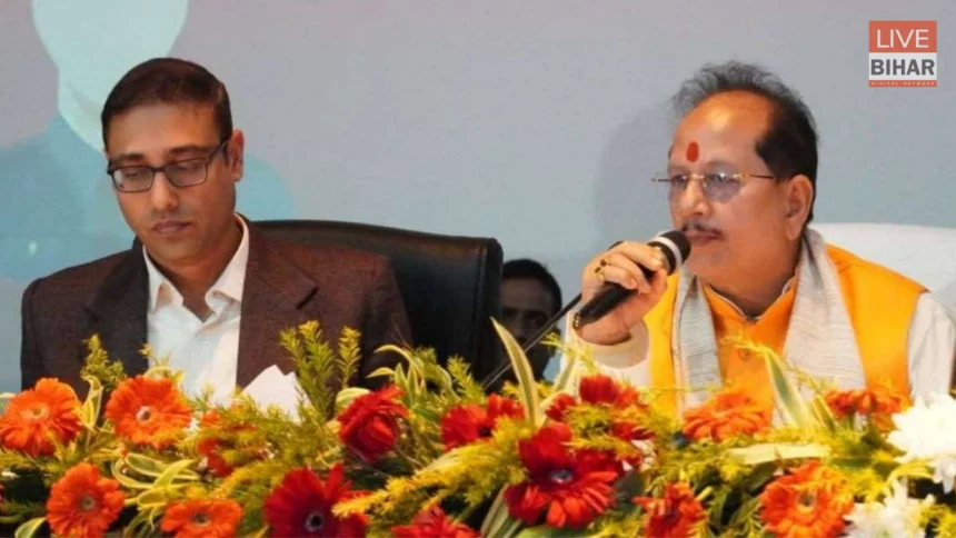 Vijay Sinha warning to Bihar revenue officers