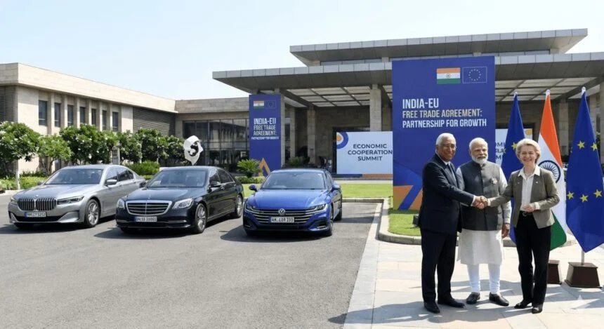 EU Leaders India Visit Traffic Delhi