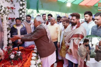 Nitish Kumar dahi chura bhoj makar sankranti Bihar