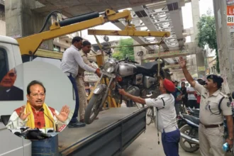 Vijay Kumar Sinha Bihar Parking Crackdown