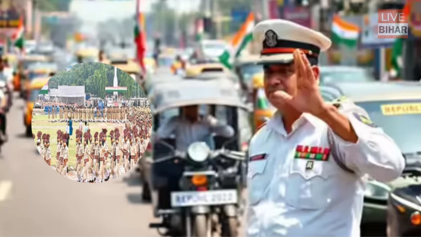 Patna traffic diversion on Republic Day