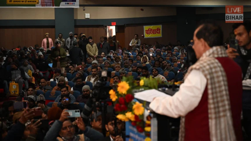 Vijay Sinha addressing land reform dialogue