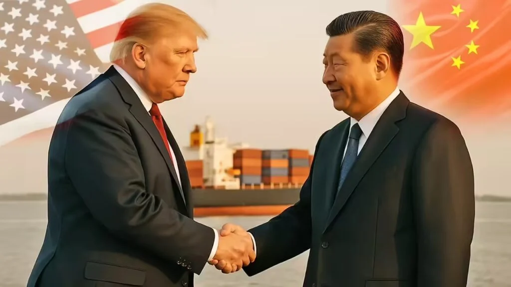 US–China Trade Tension पर बड़ी वार्ता, टैरिफ और टेक युद्ध पर क्या बनेगा समझौता? 4 US–China Trade Tension पर बड़ी वार्ता, टैरिफ और टेक युद्ध पर क्या बनेगा समझौता? 3