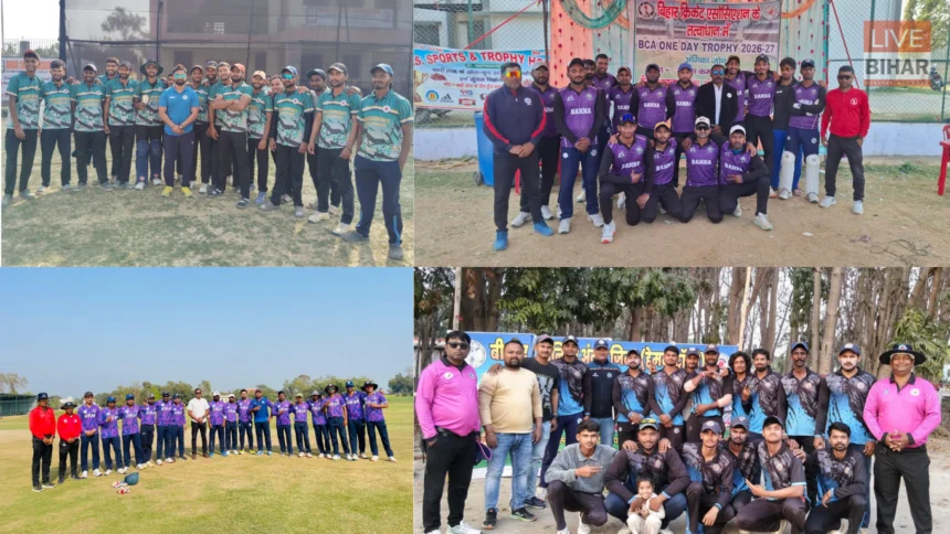 BCA Mens Senior One Day Trophy 2025-26 Bihar cricket match action