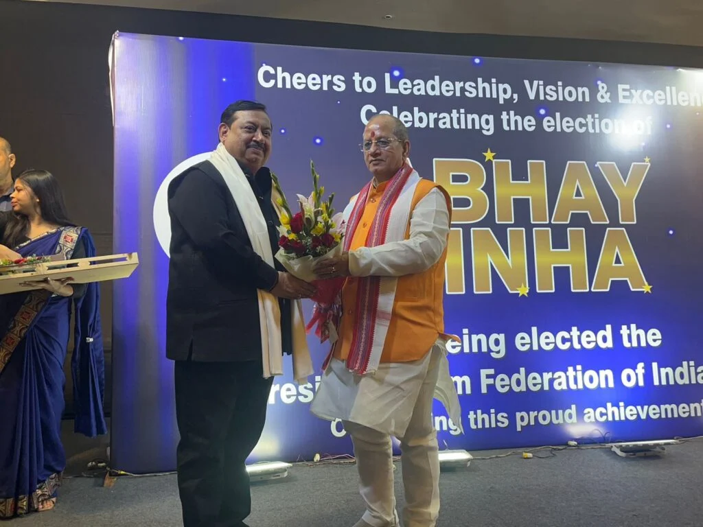 Film Federation of India: एफएफआई अध्यक्ष बनने पर अभय सिन्हा का पटना में भव्य सम्मान 2