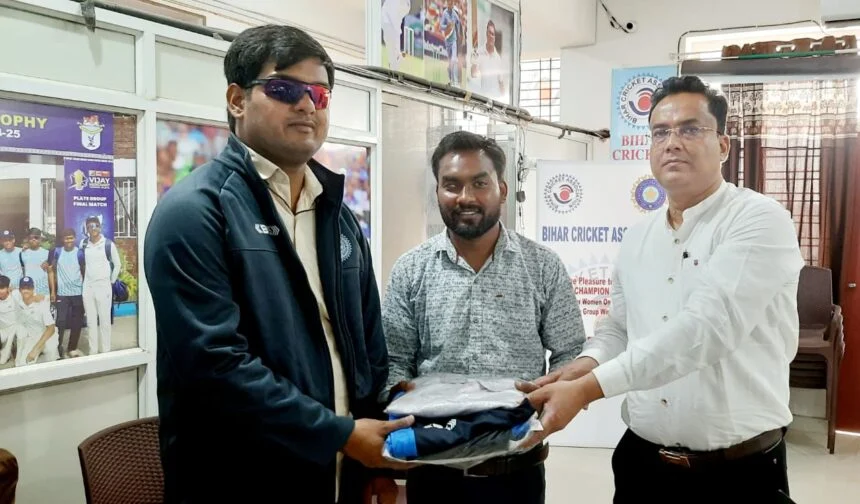 bca secretary ziaul arfin blind cricket players bihar meeting