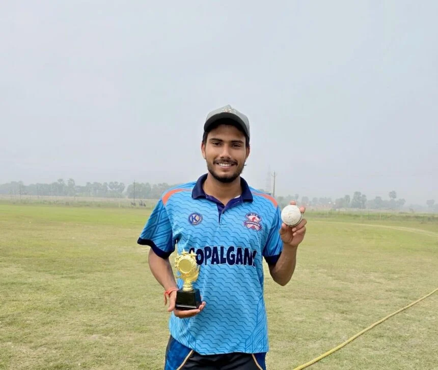 rinkal tiwari fast bowler bihar mrf pace foundation selection