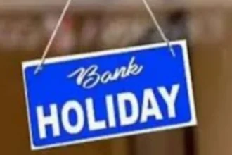 Closed bank branch during Bihar Bank Holiday March 2026